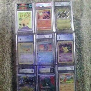low-end pokemon slab lot of 8